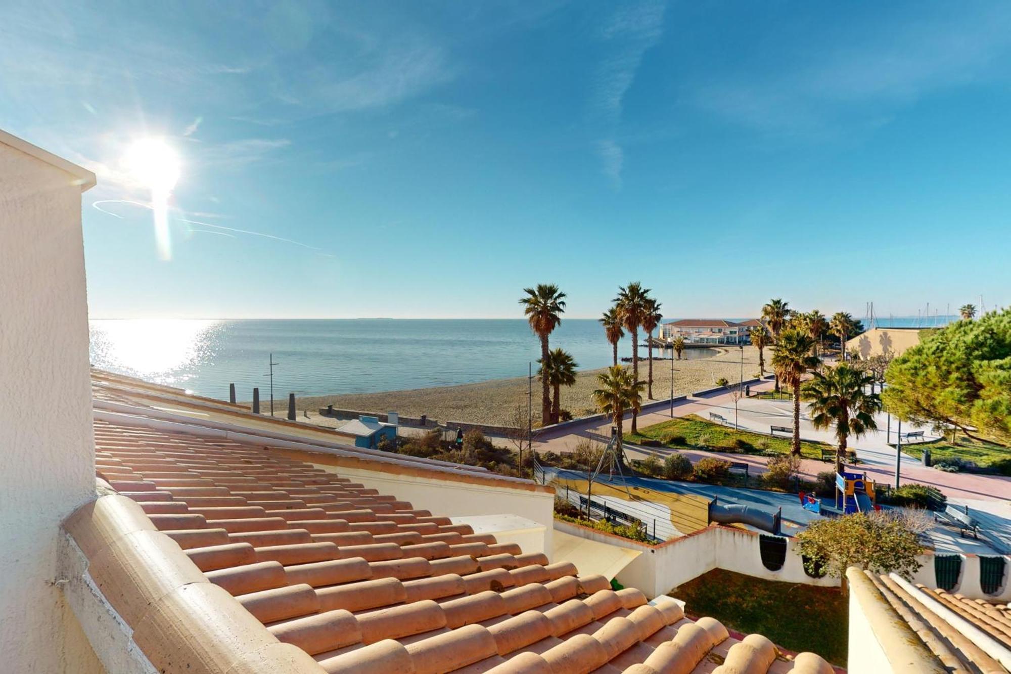 Appartement T2 Vue Plage Meze Proche Sete Bagian luar foto