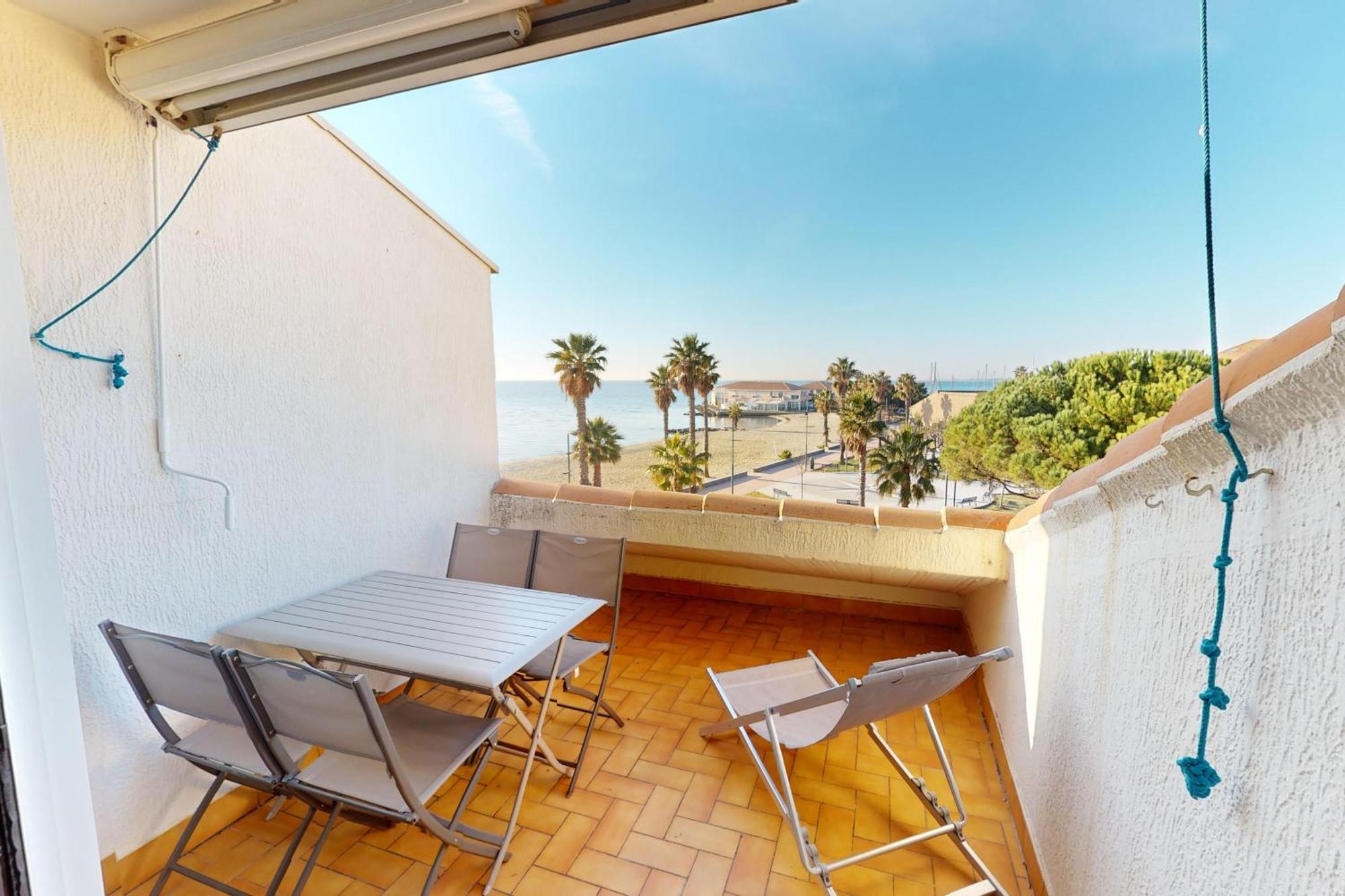 Appartement T2 Vue Plage Meze Proche Sete Bagian luar foto
