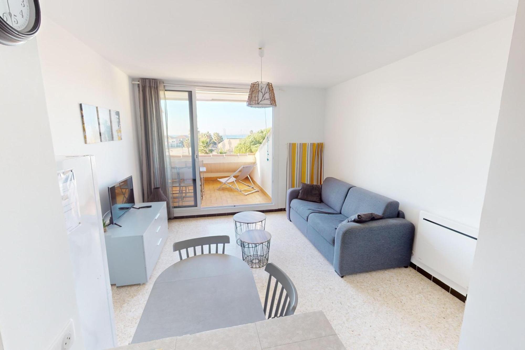 Appartement T2 Vue Plage Meze Proche Sete Bagian luar foto