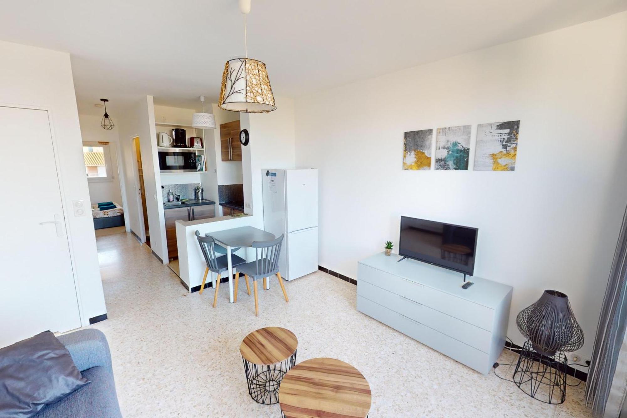 Appartement T2 Vue Plage Meze Proche Sete Bagian luar foto