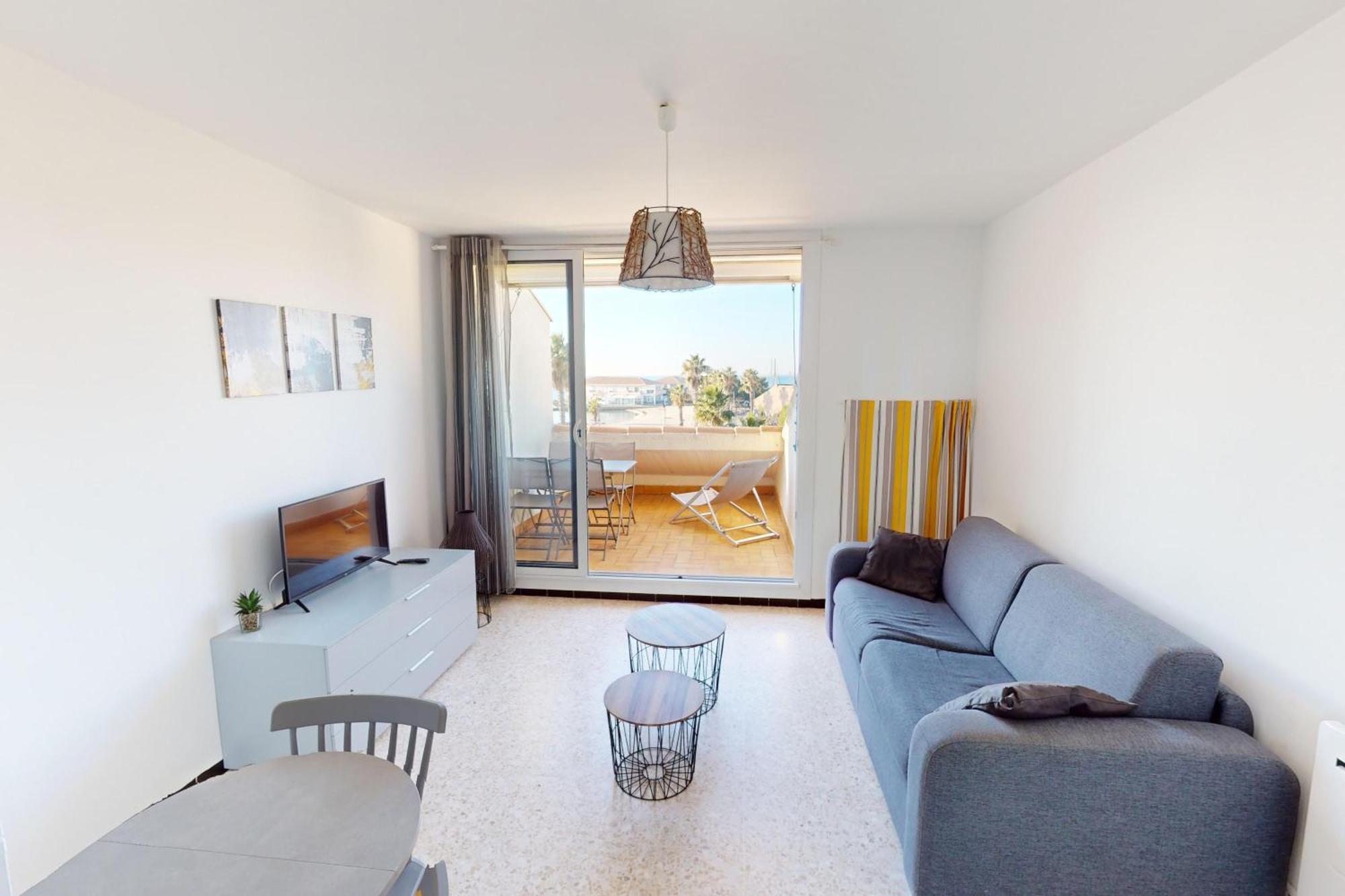 Appartement T2 Vue Plage Meze Proche Sete Bagian luar foto